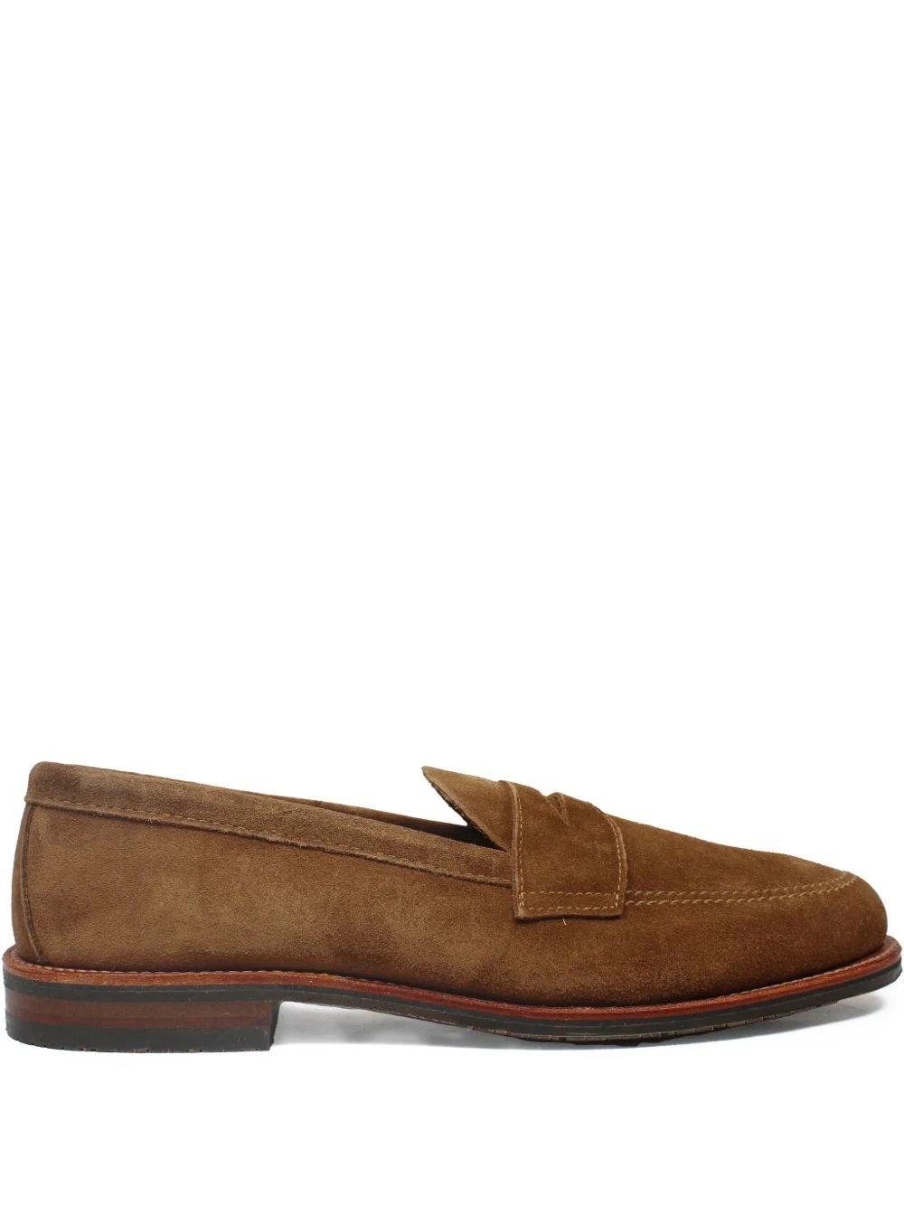 suede penny loafers - 1