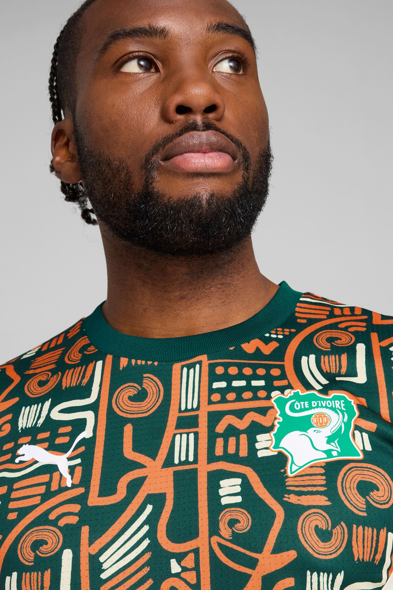 Ivory Coast 2025 Men's Pre-Match Soccer Jersey - 7
