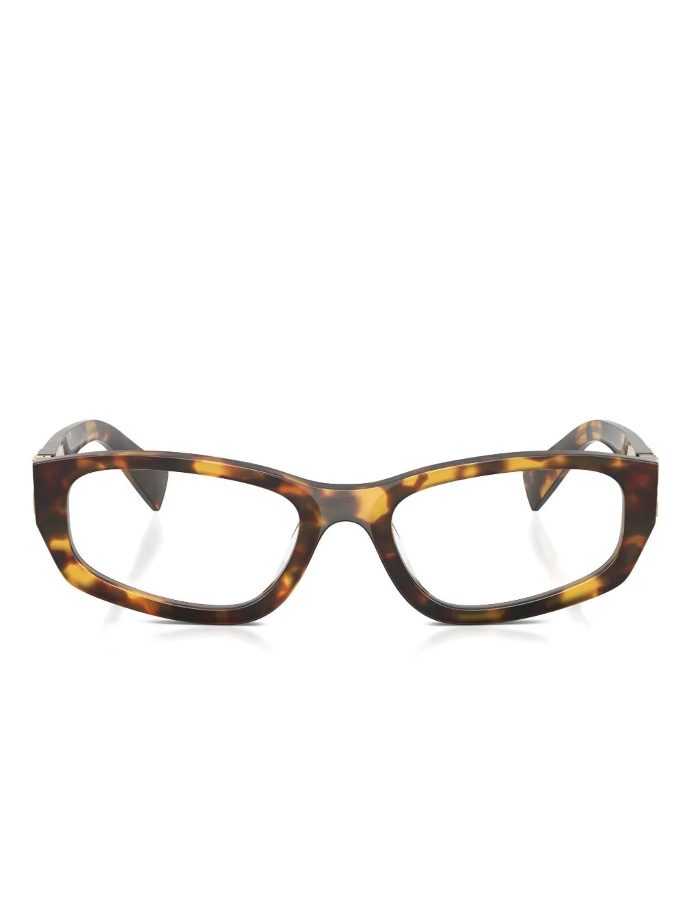 tortoiseshell-pattern glasses - 1