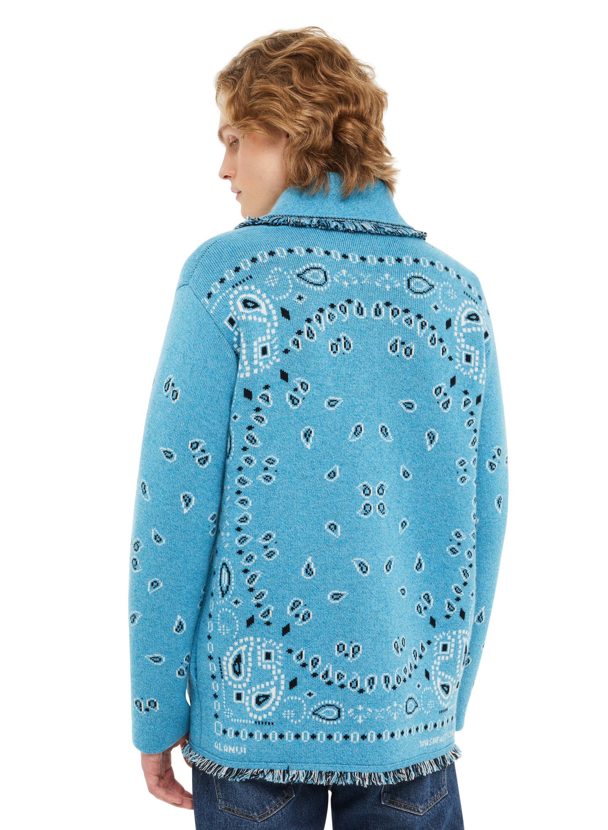 Bandana Jacquard Cardigan - 8