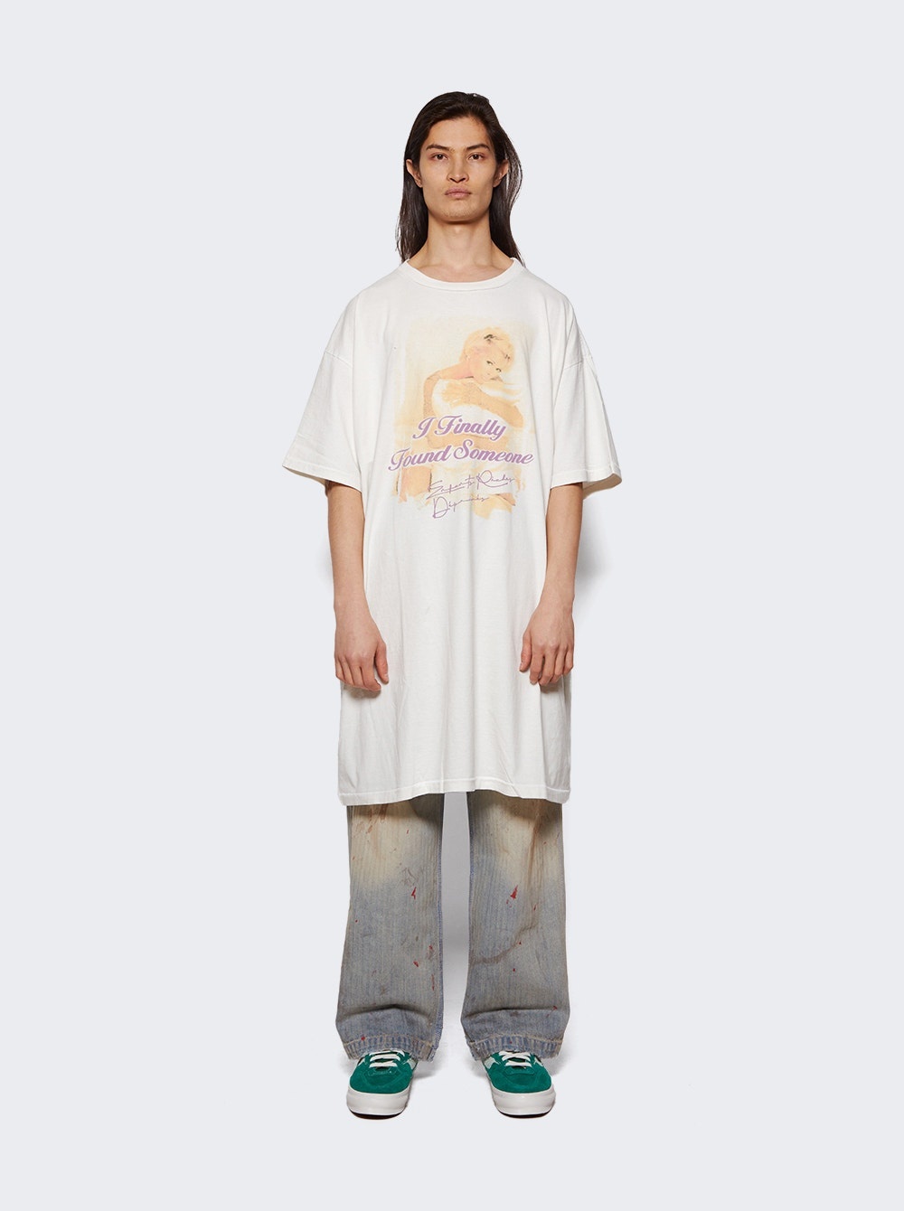 Finally Found Someone T-Shirt Dress White - 2