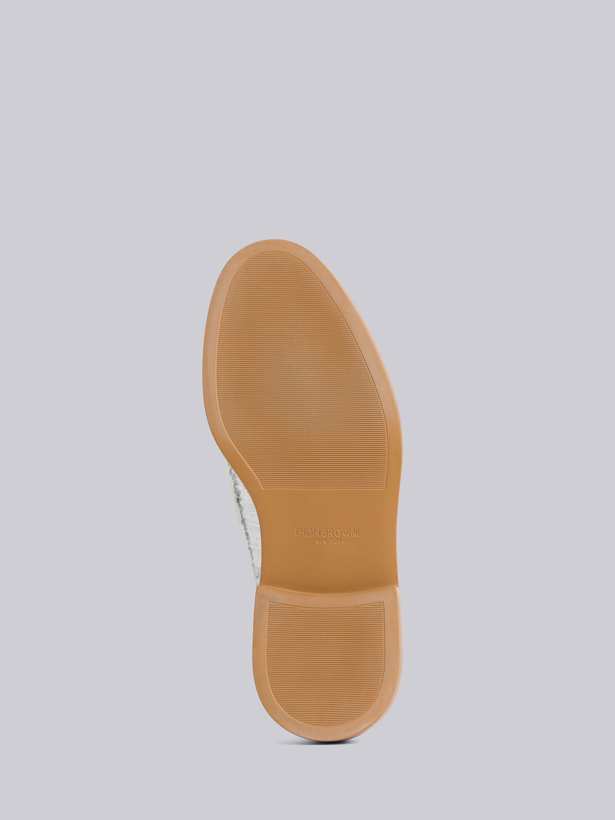 Chenille Yarn Tweed Penny Loafer - 5