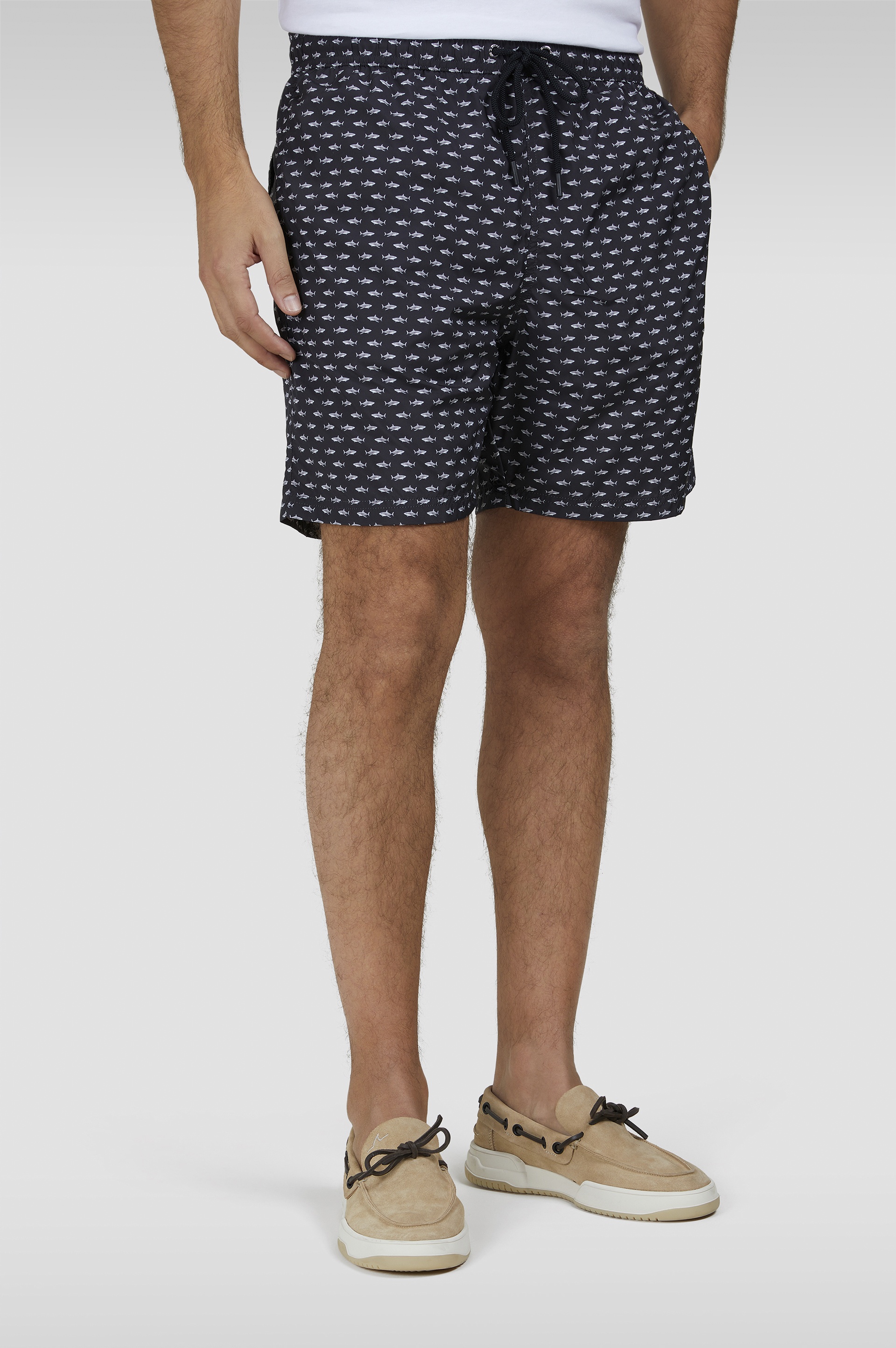 SWIM SHORTS WITH SHARK PRINT - 6