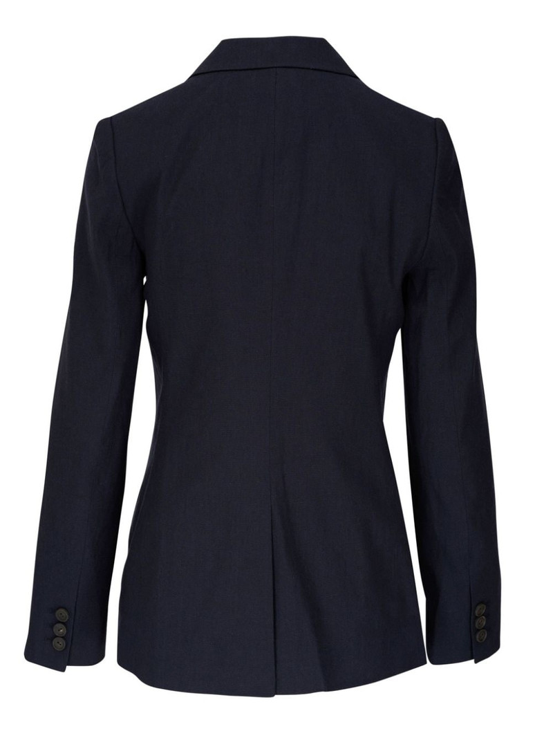 Vince single-breasted cotton blazer outlook