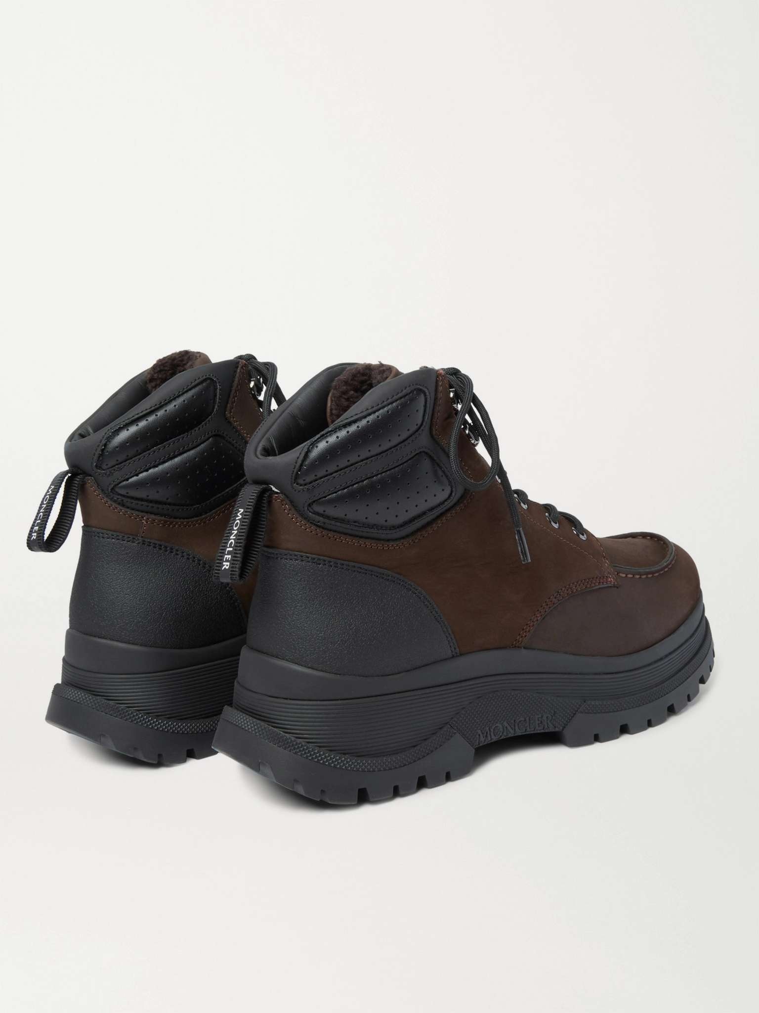 Ulderic Leather-Trimmed Shearling-Lined Nubuck Boots - 5