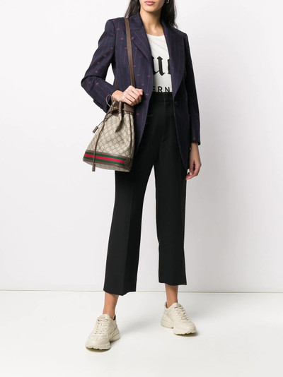 GUCCI horsebit pocket cropped trousers outlook