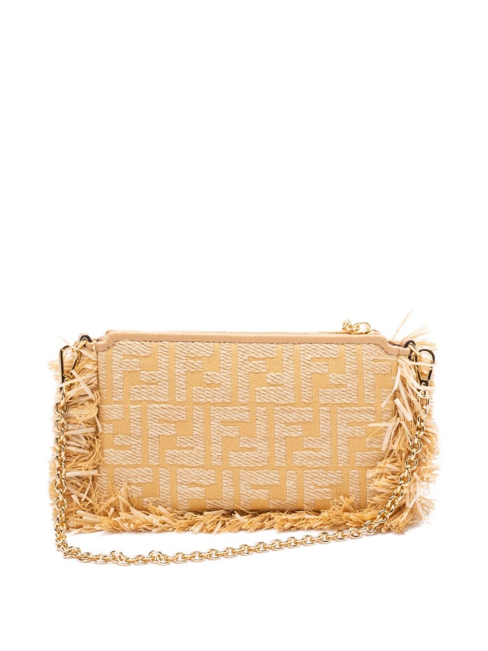 Baguette fringe-detail clutch bag - 2