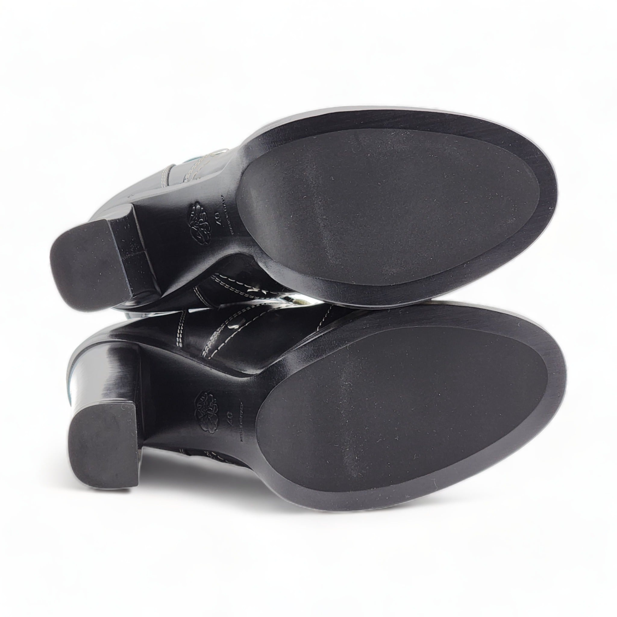 Alexander McQueen Tread Slick Boots - Leather - Black - 4