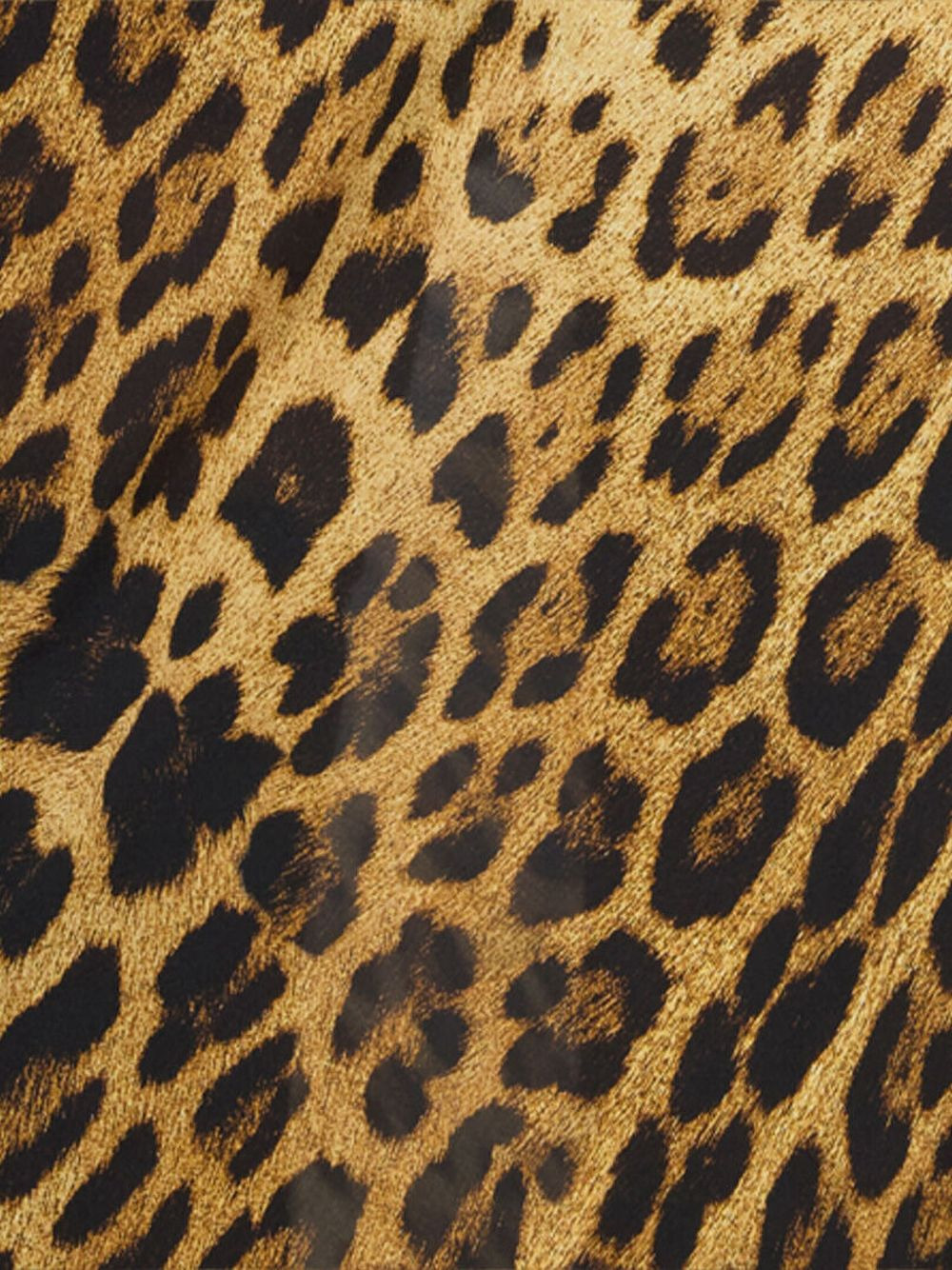 cowl-neck leopard-print maxi dress - 5