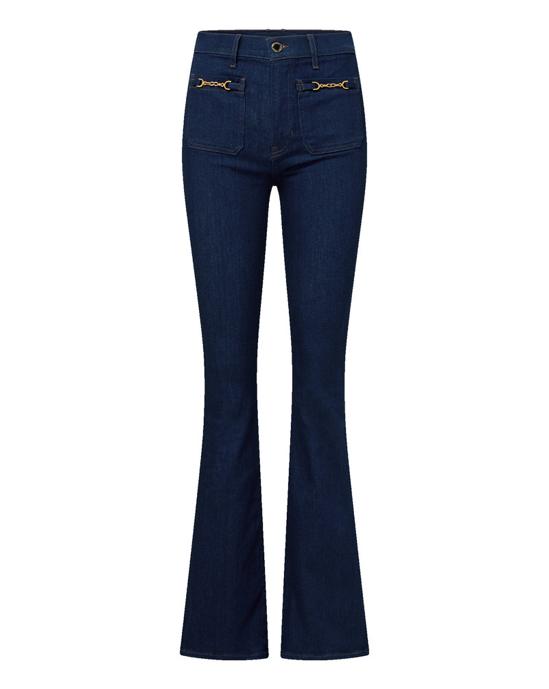 BEVERLY CHAIN-POCKET SKINNY-FLARE JEAN 1