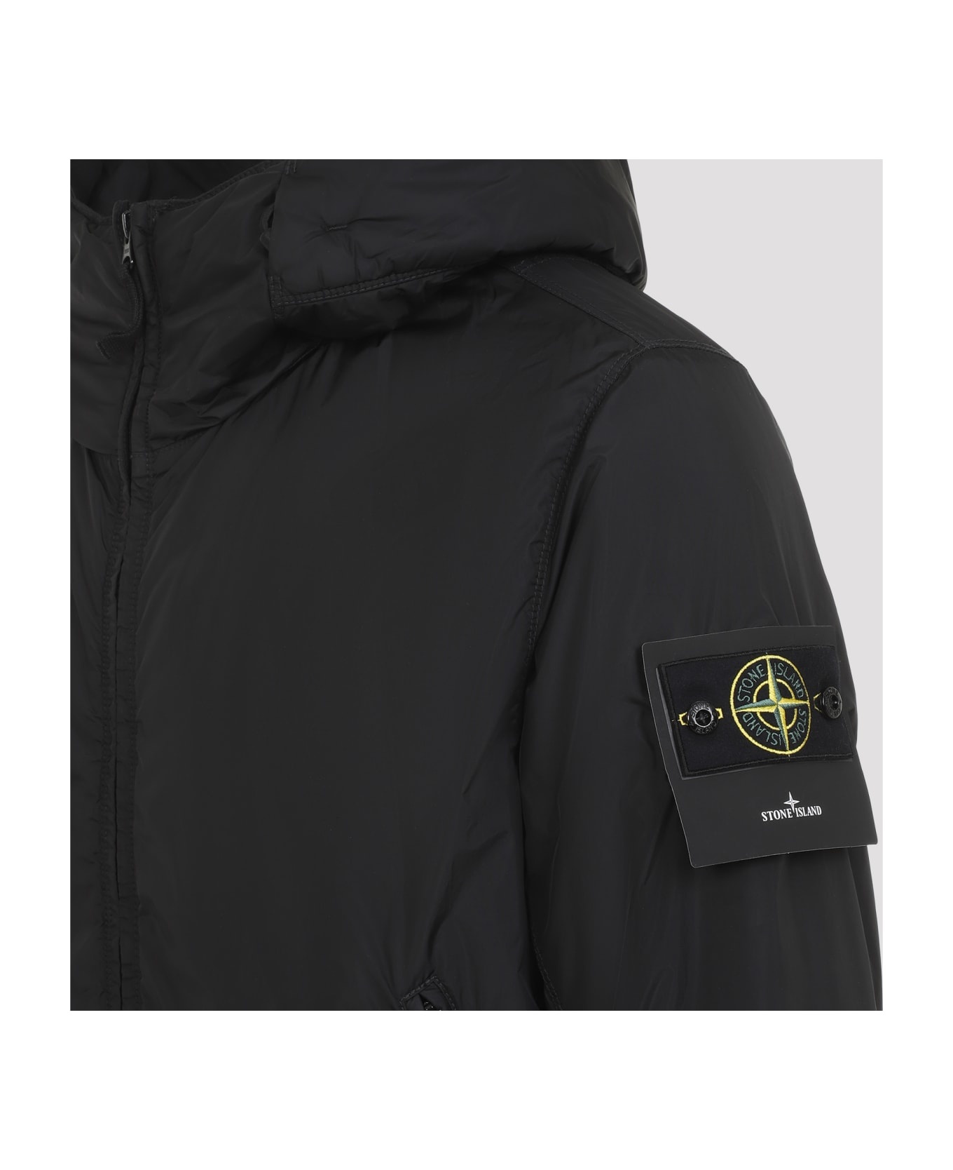 Stone Island Recycled nylon jacket with hood wananluxury REVERSIBLE