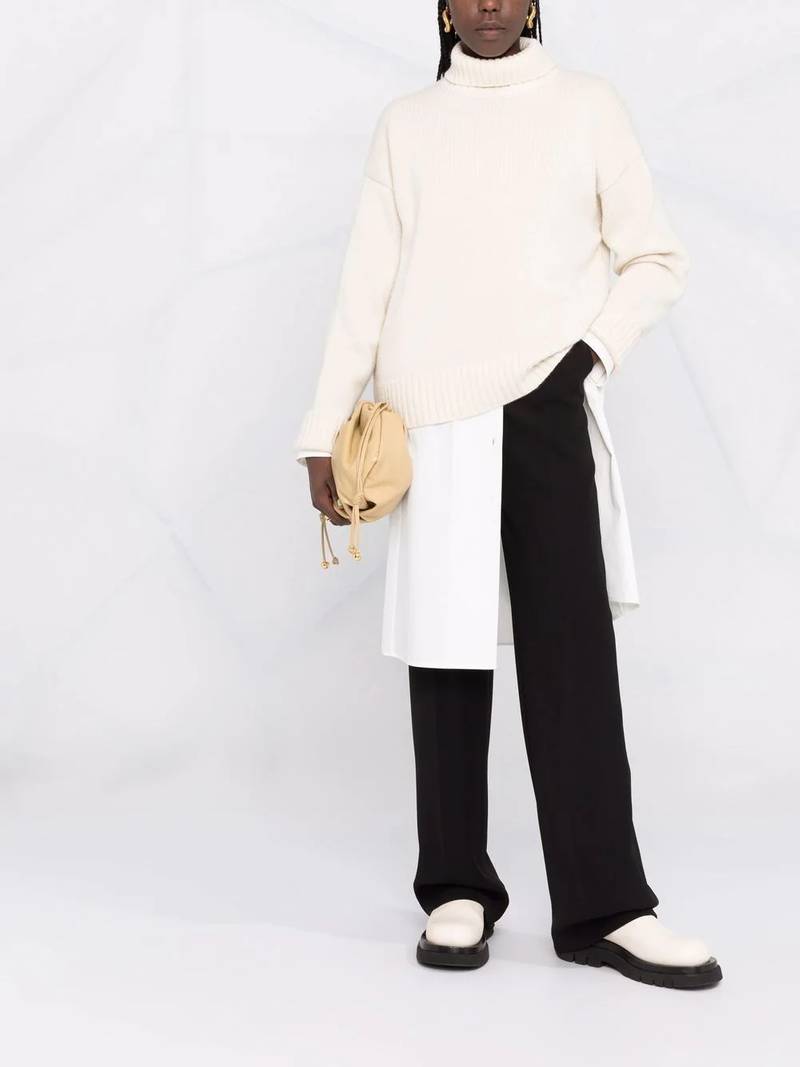 Jil Sander roll neck knitted jumper outlook