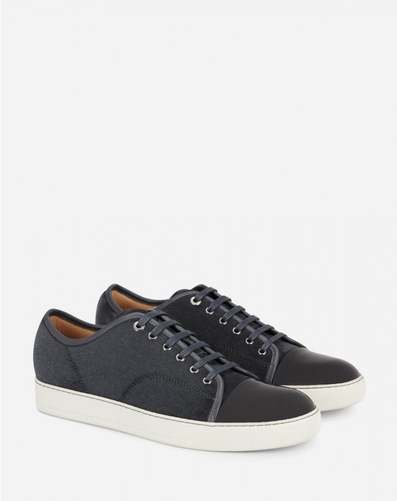 DBB1 SUEDE AND PATENT LEATHER SNEAKERS - 2
