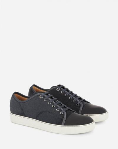 Lanvin DBB1 SUEDE AND PATENT LEATHER SNEAKERS outlook