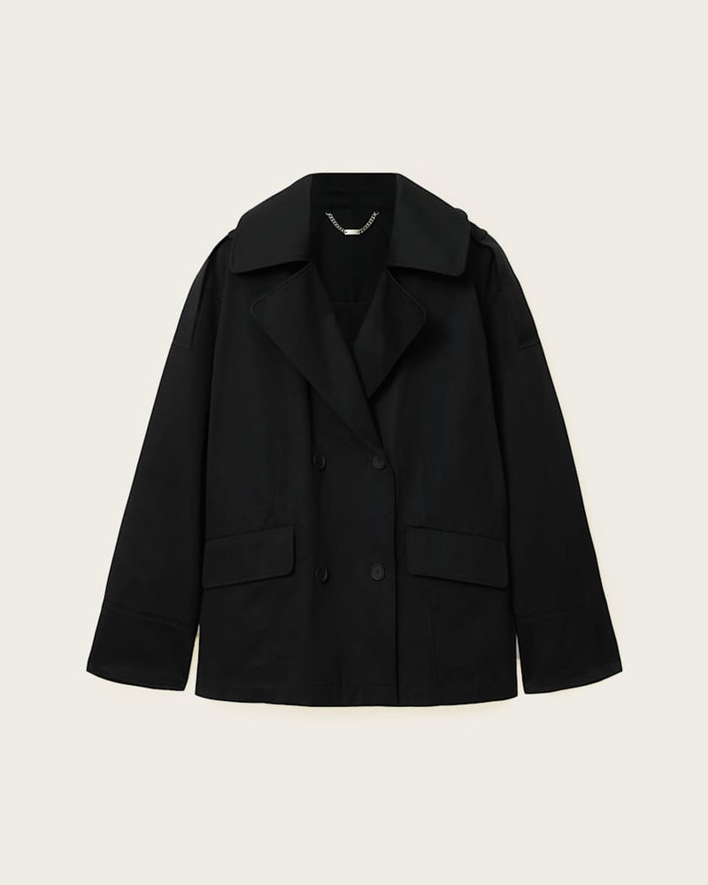 CONNIE RELAXED FIT DOUBLE BREASTED TRENCH COAT 1