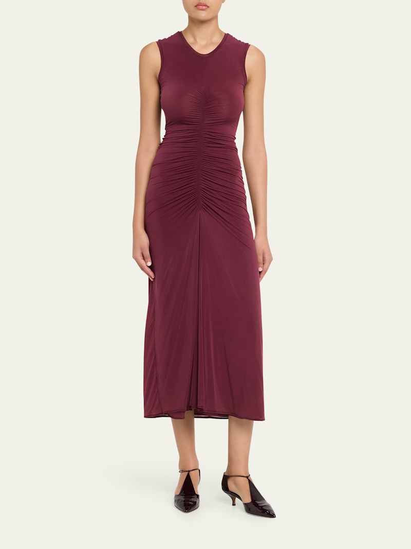 FFORME Gisela Sleeveless Ruched Jersey Dress outlook