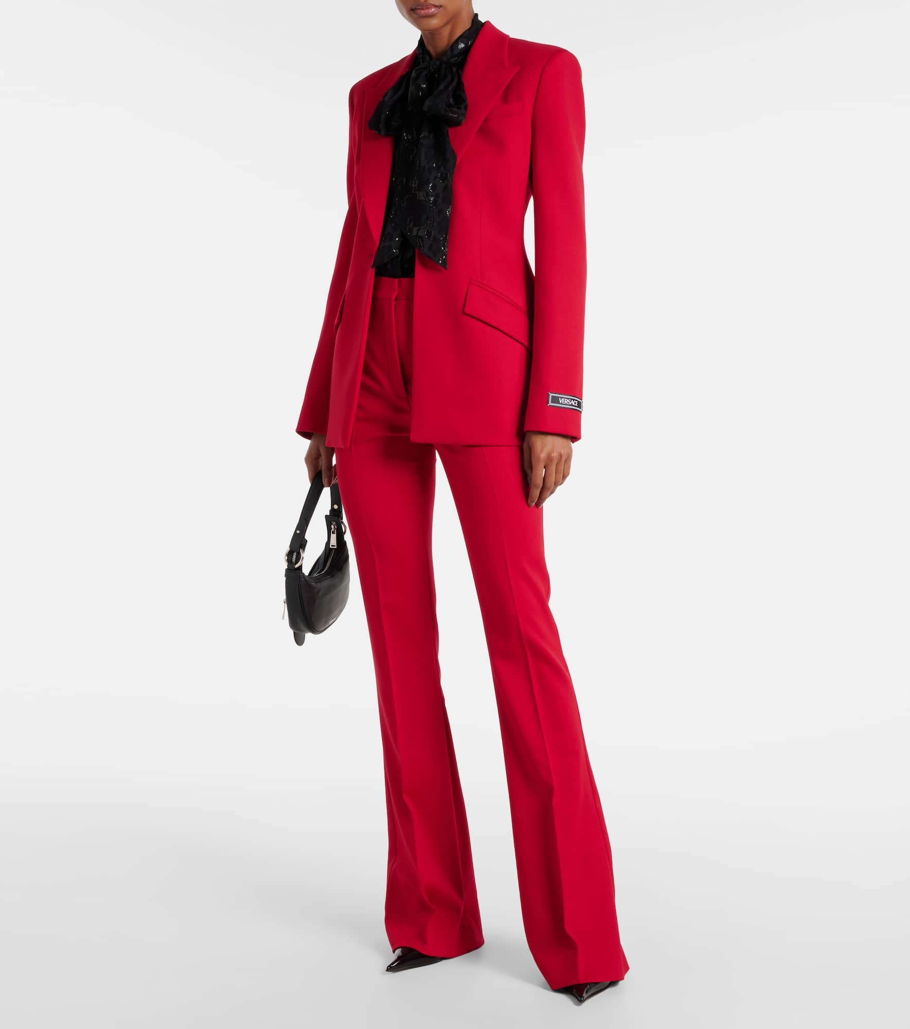 Jacquard satin blouse - 2