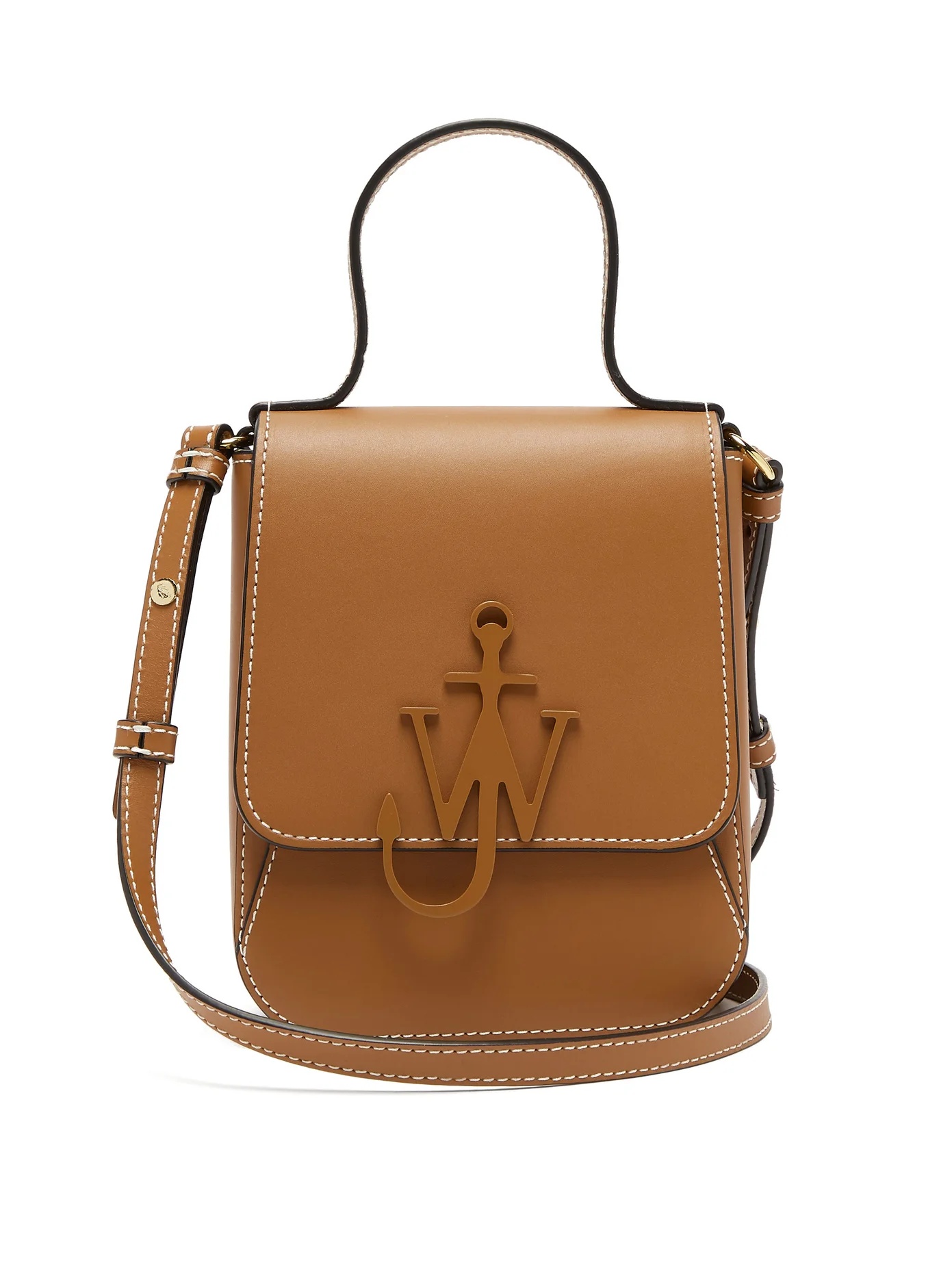 Top Handle anchor-logo cross-body bag - 1