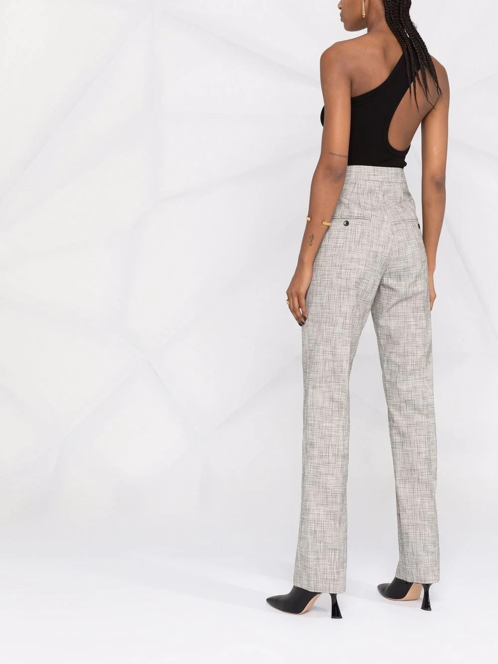 Lirokia high-waisted tailored trousers - 4