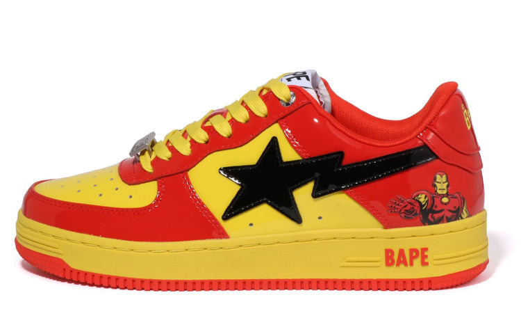 (WMNS) A BATHING APE x Marvel Bape Sta 'Red Yellow Black' 1I73-291-902 - 2