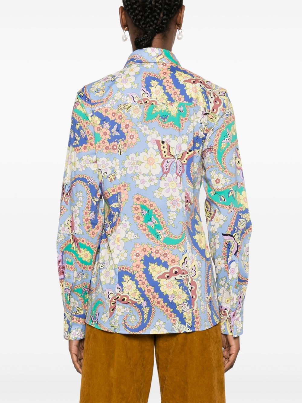 floral-print shirt - 4