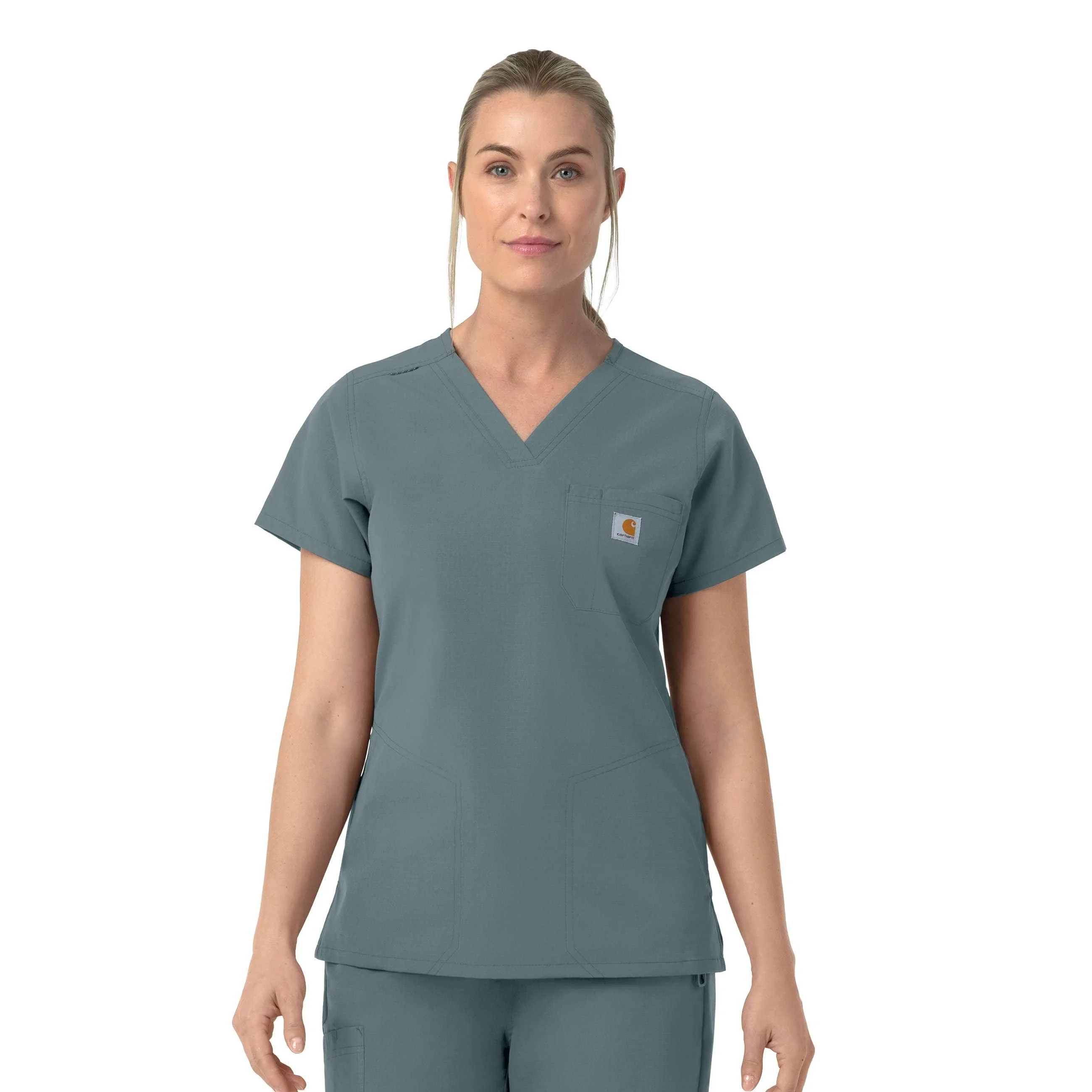 Women's Rugged Flex FLD V-Neck Scrub Top - 1