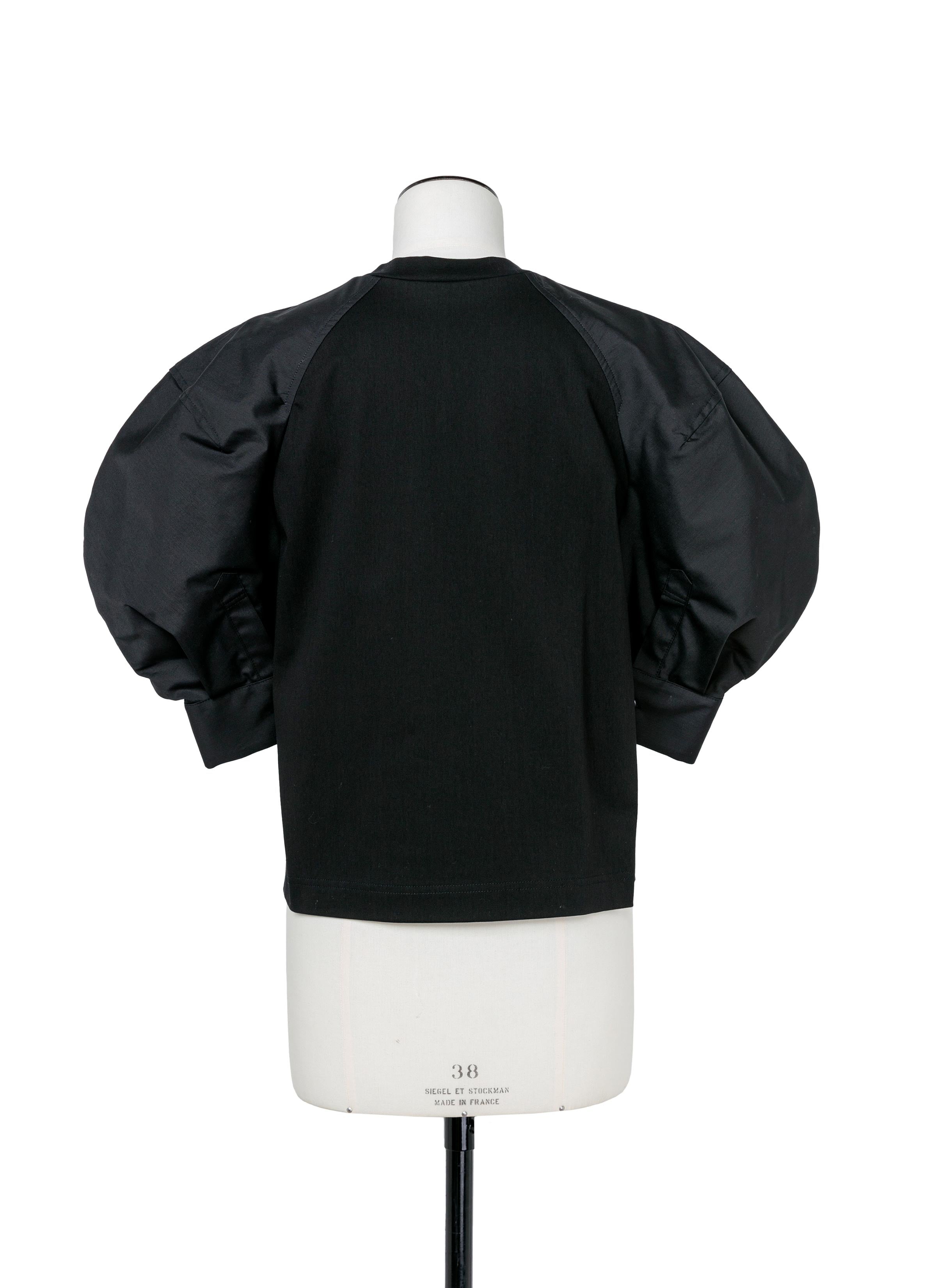 トップス sacai Cotton Poplin x Cotton Jersey sacai Cotton Poplin x Cotton Jersey T-Shirt | REVERSIBLE