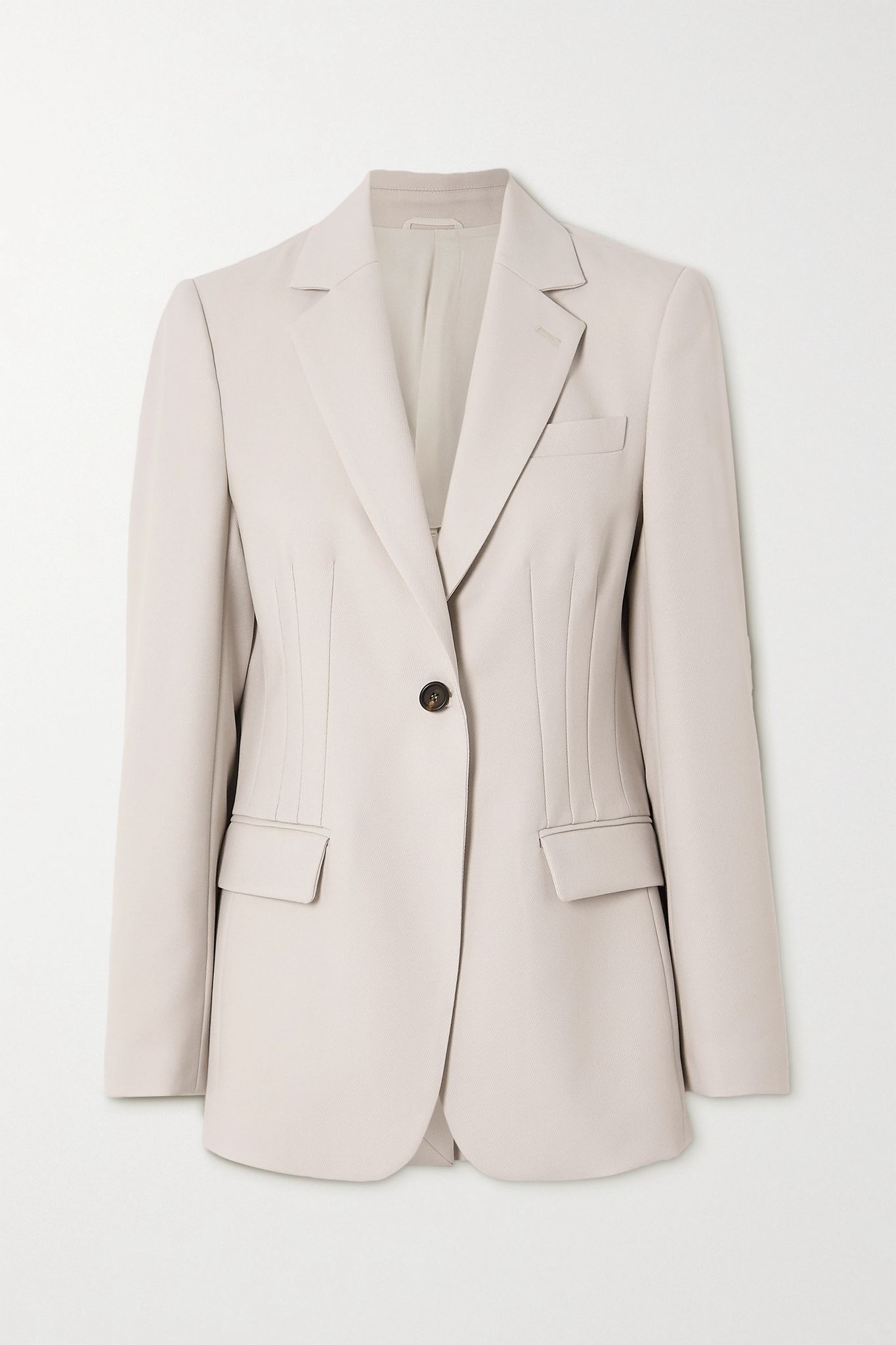 Wool-twill blazer - 1