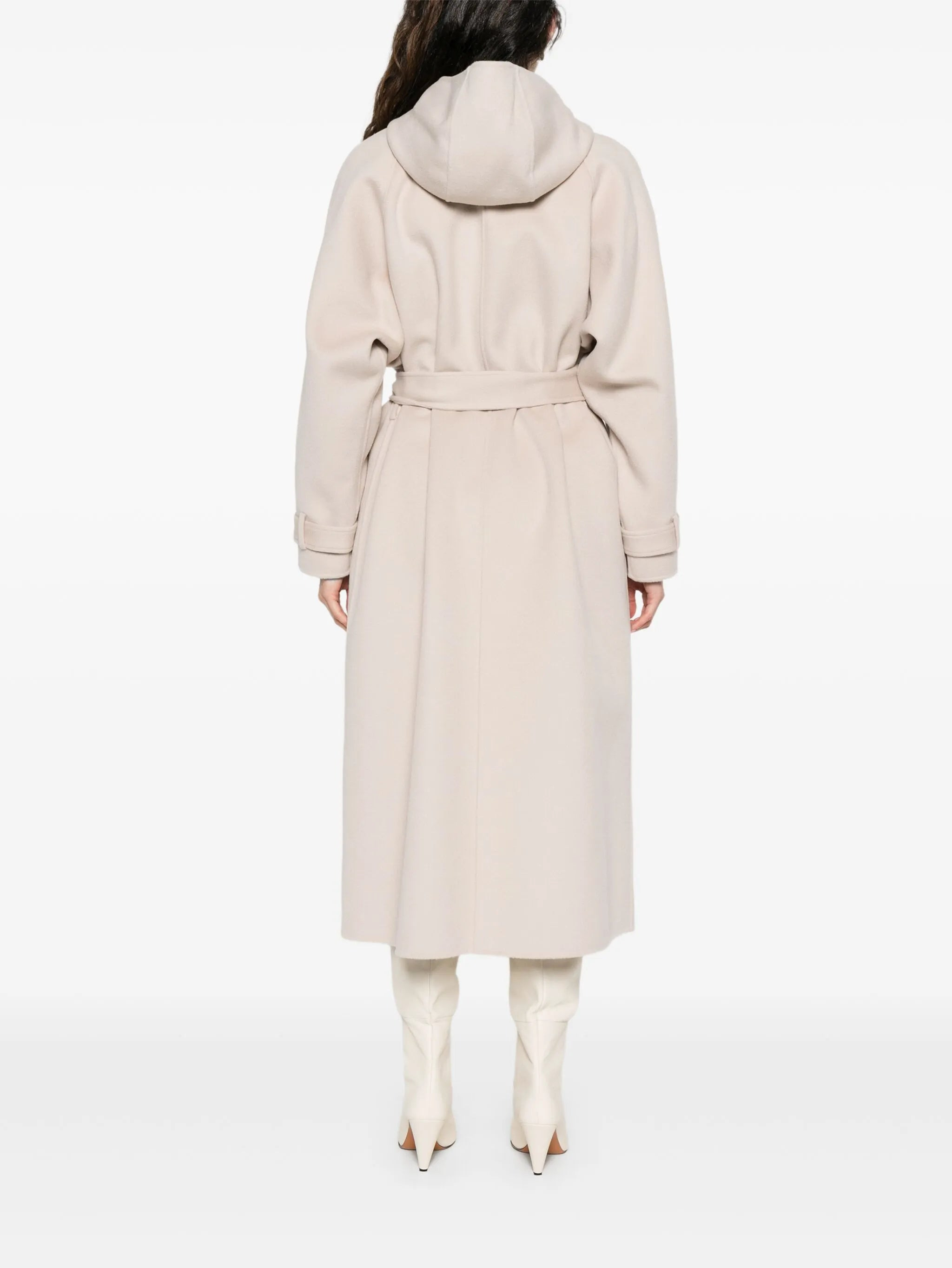 Pinko Hooded Belted Coat - 4