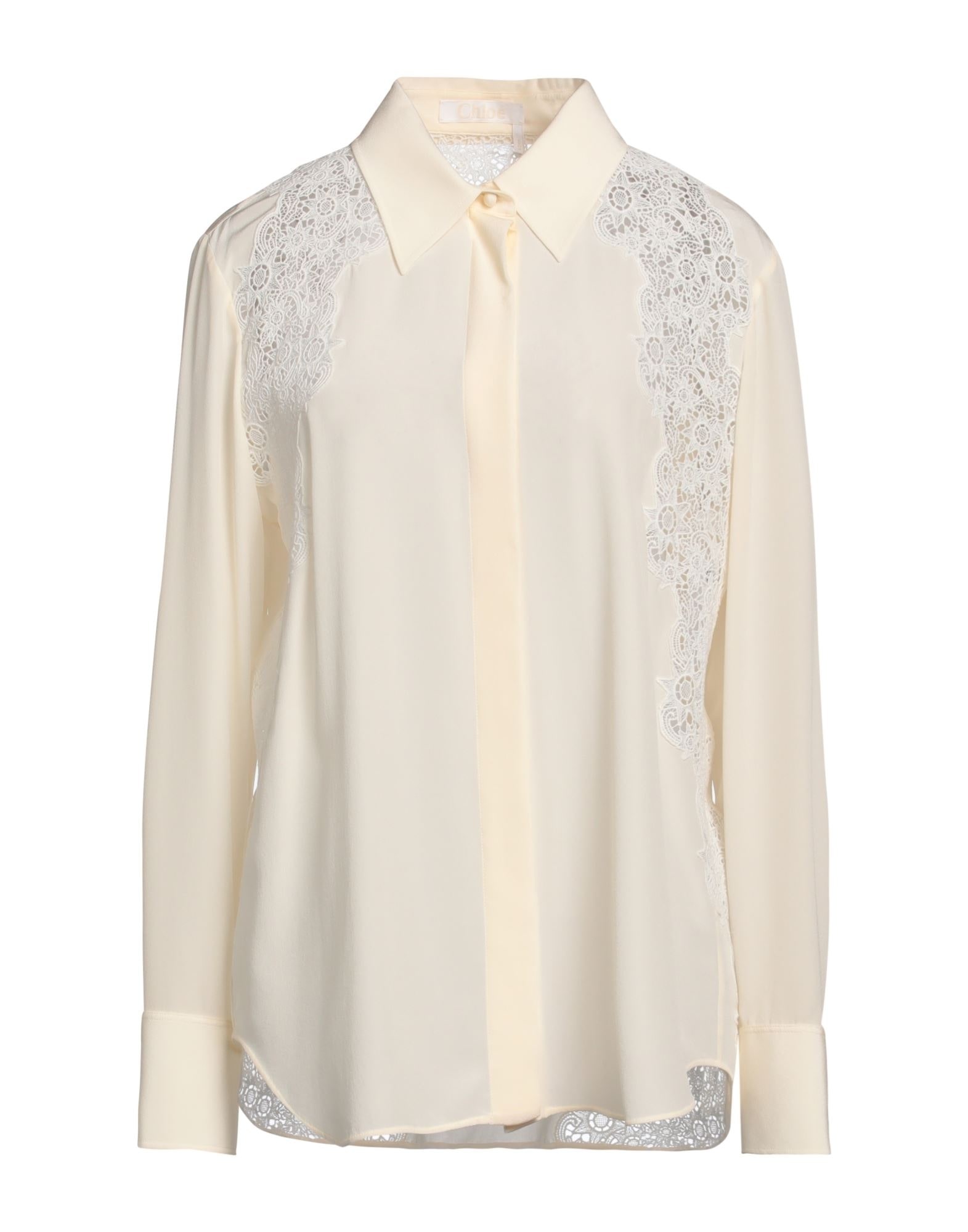 Cream Women's Lace Shirts & Blouses - 1