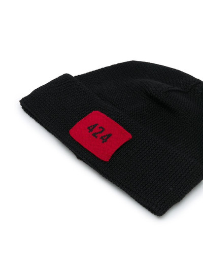 424 logo patch beanie outlook