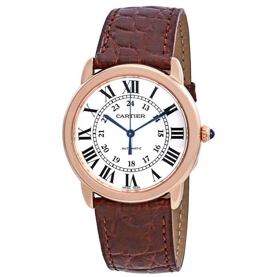 Pre-owned Cartier Ronde Solo Automatic Silver Dial Ladies Watch W2RN0008 - 1