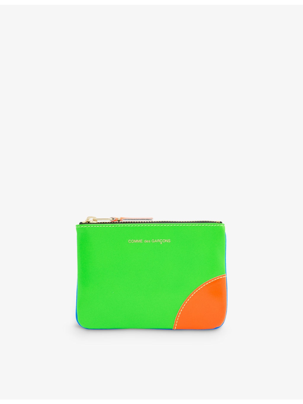 Supor Fluo logo-print leather wallet - 1