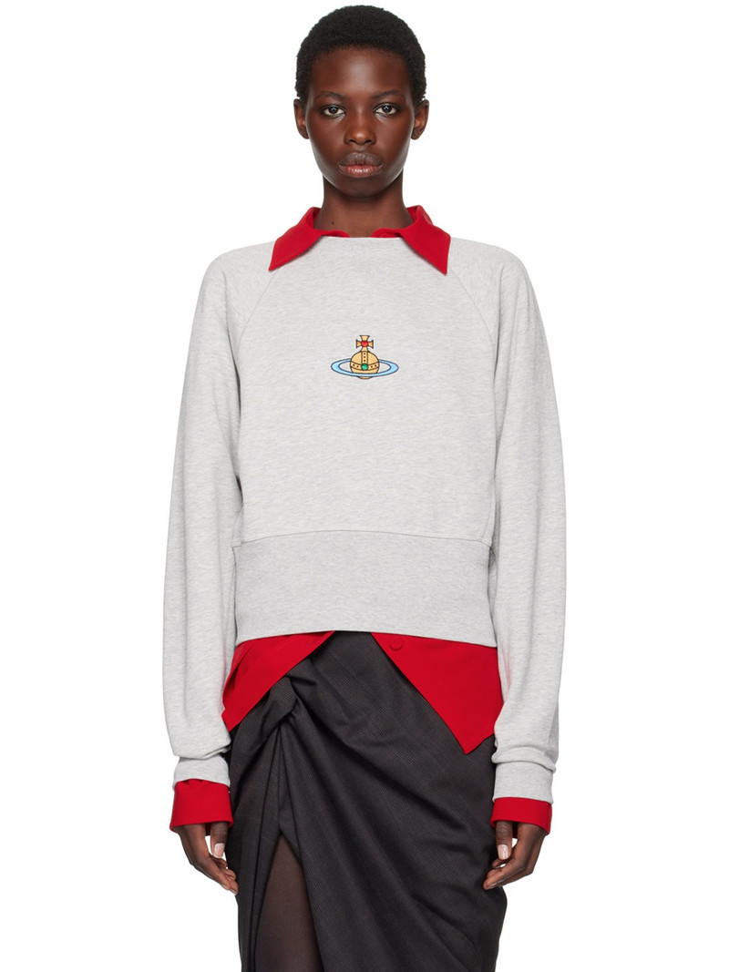 Gray Athletic Sweatshirt 1