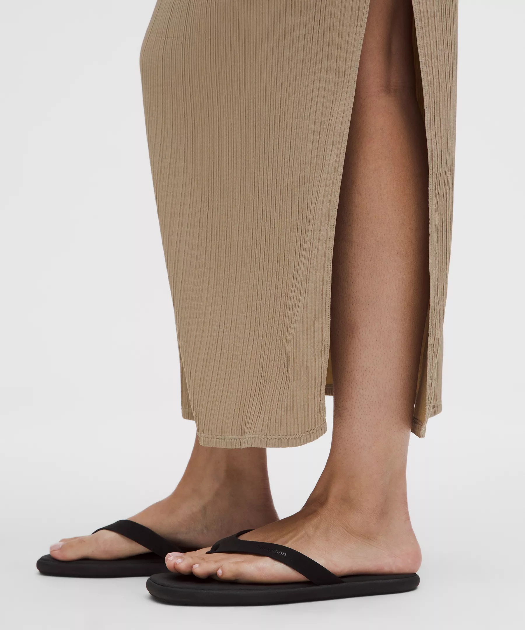 Sleeveless Pleated Stretch Maxi Dress - 5