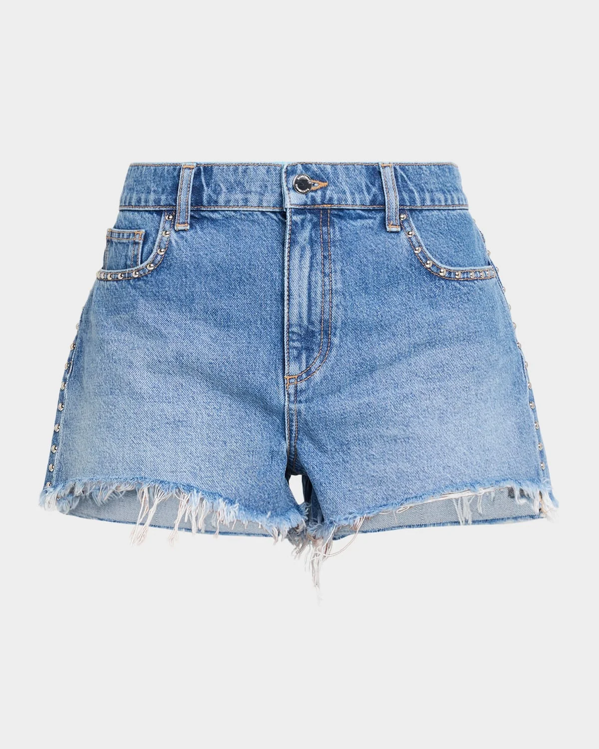 Briar Studded Denim Shorts - 1