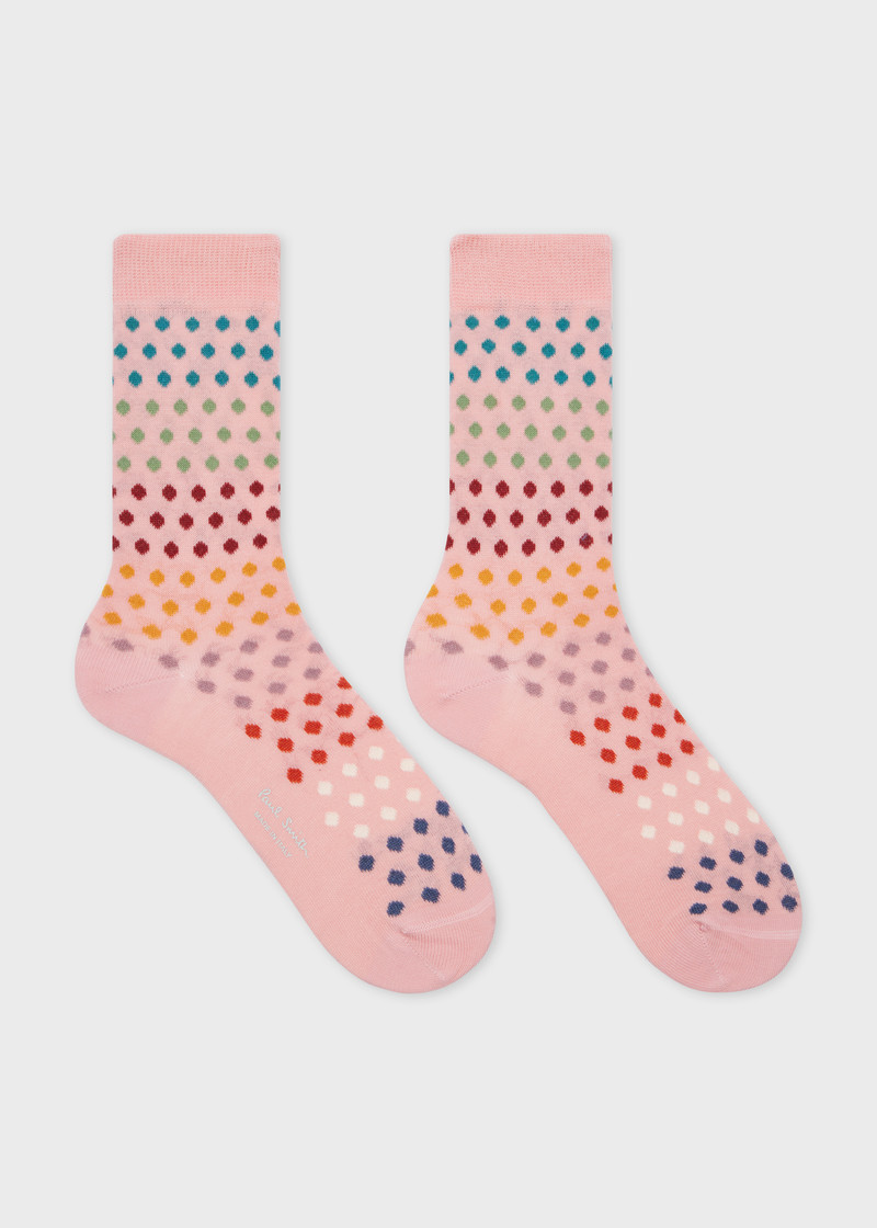 Paul Smith Pink Polka Dot Socks outlook