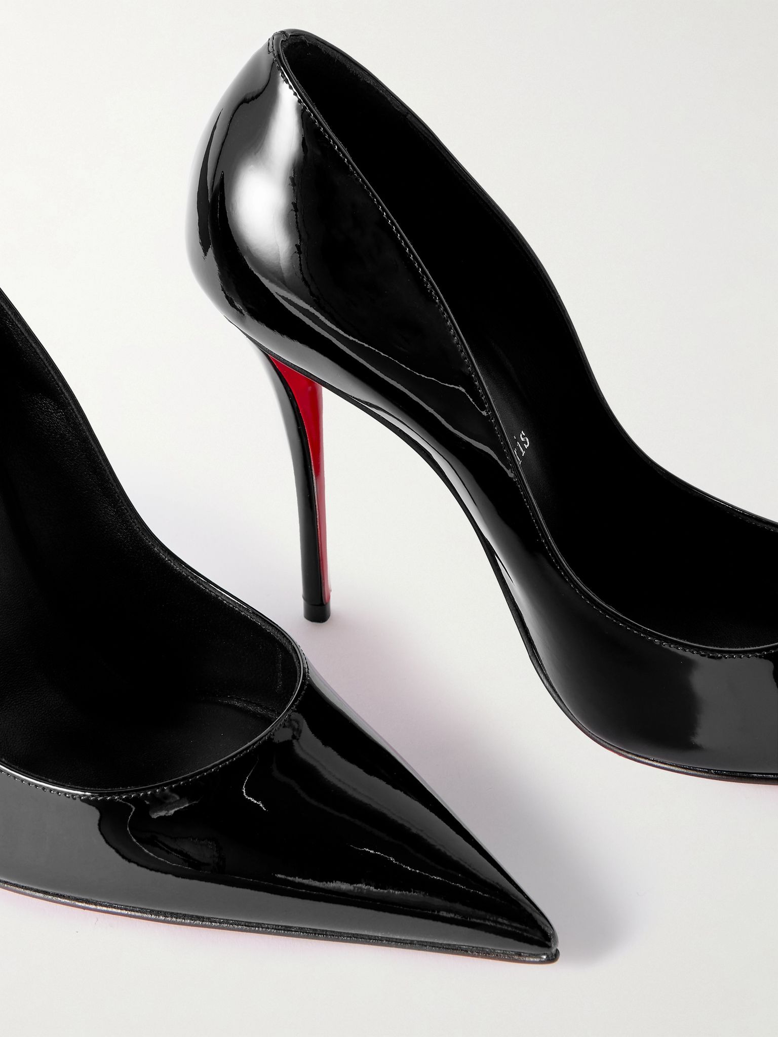 Miss Z 100 patent-leather pumps Black - 4