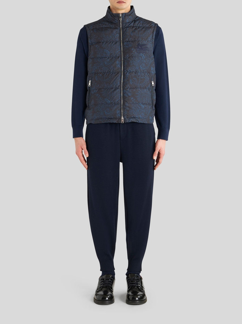 Etro KNITTED TROUSERS WITH PAISLEY INSERTS outlook