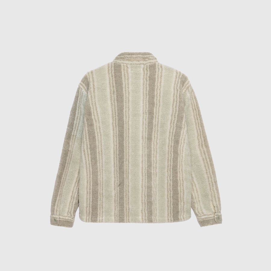 STRIPE SHERPA SHIRT - 4