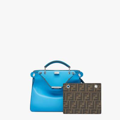 FENDI Blue leather bag outlook