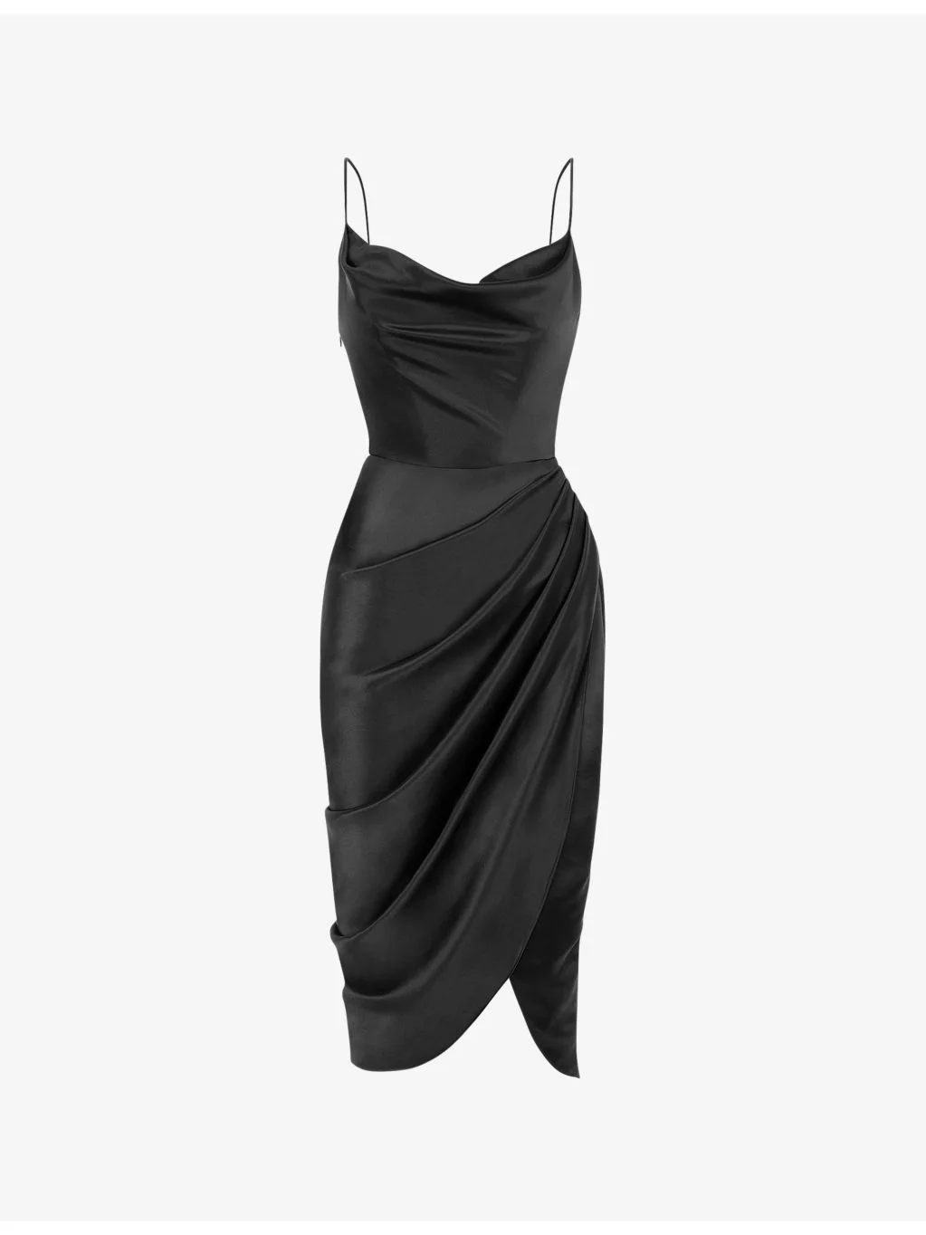 Reva corset satin midi dress - 1
