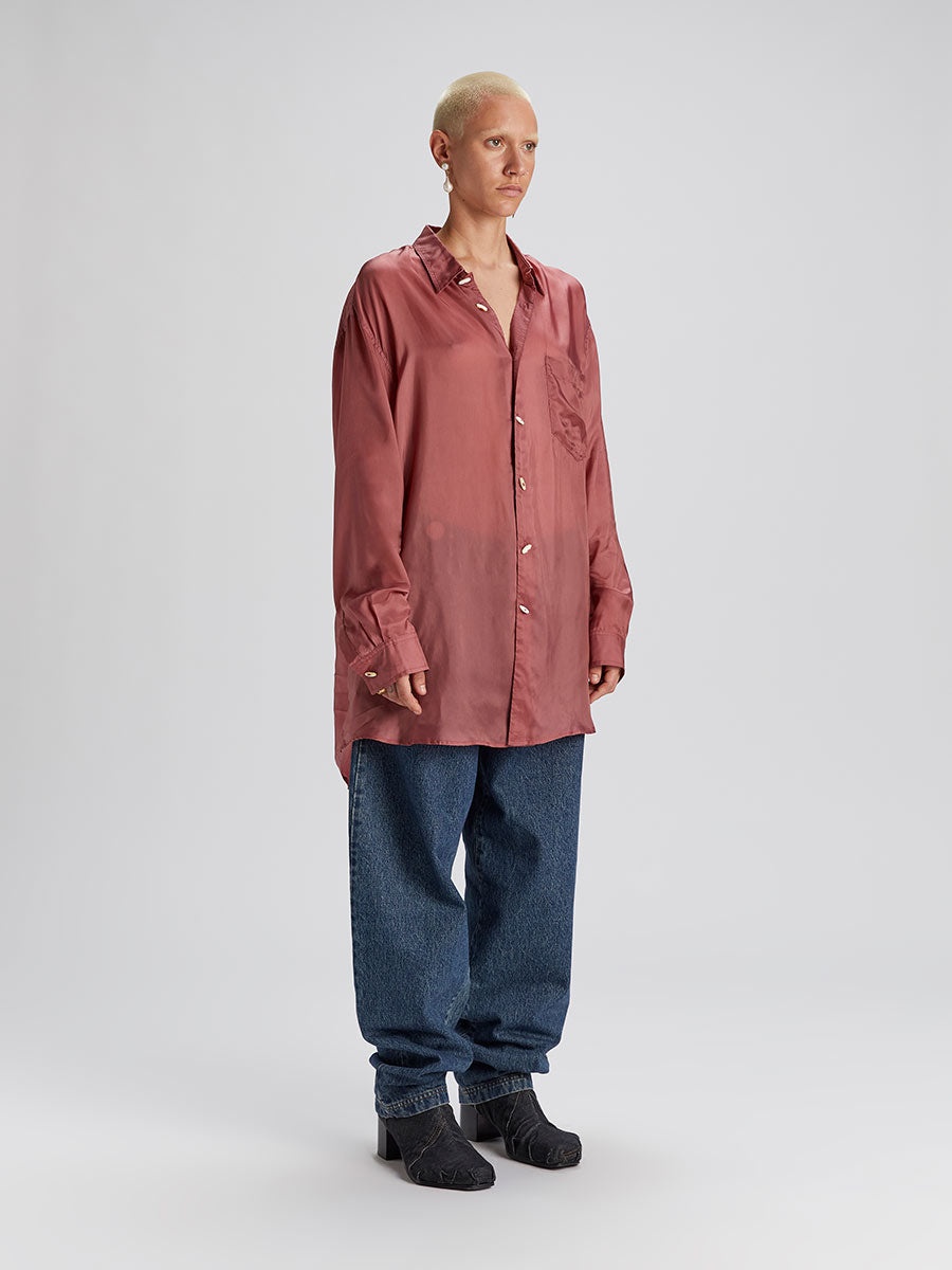 A Big Chic Shirt Peony Pink - 5