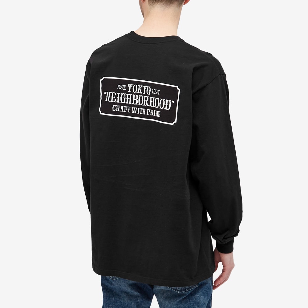 Neighborhood Long Sleeve Bar & Shield Tee - 5