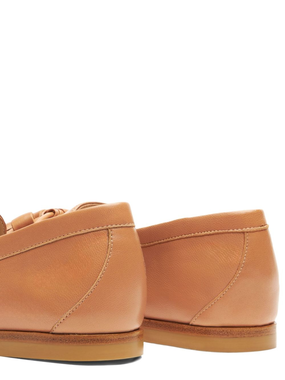 tassel leather loafers - 5