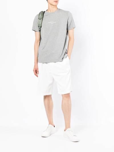 Fred Perry chest-logo crewneck T-shirt outlook