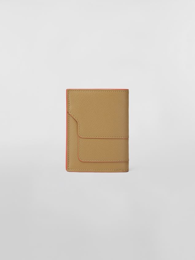 GREEN SAFFIANO CALFSKIN BI-FOLD WALLET - 3