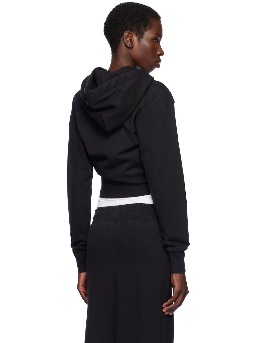 Black Twisted Hoodie - 3