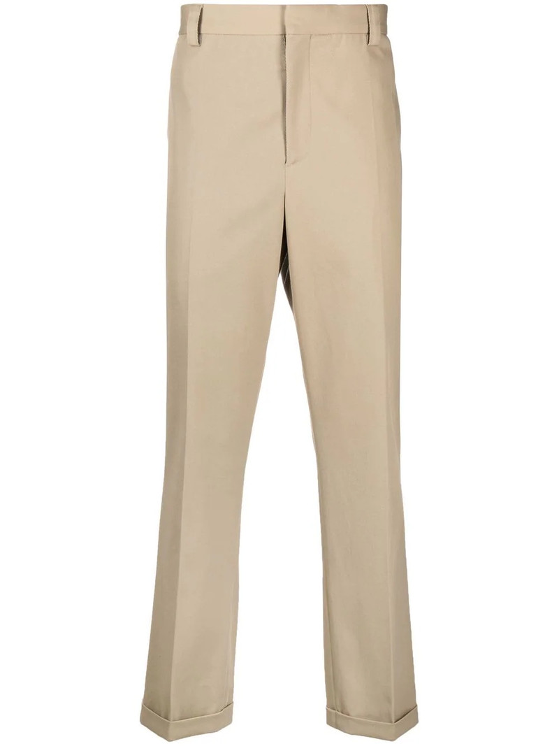 straight-leg tailored trousers 1