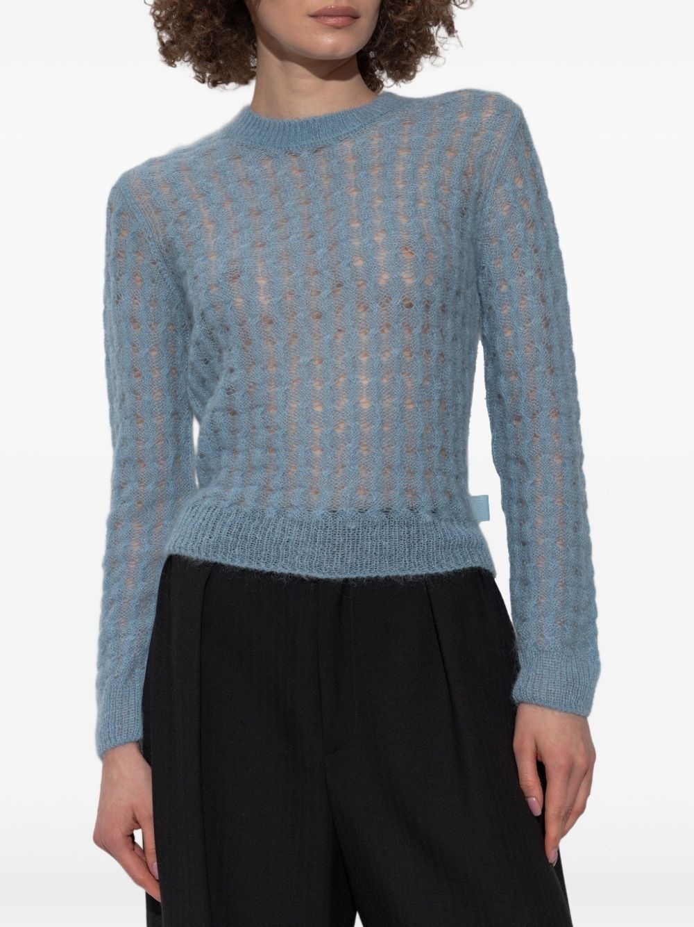 mohair-blend jumper - 3